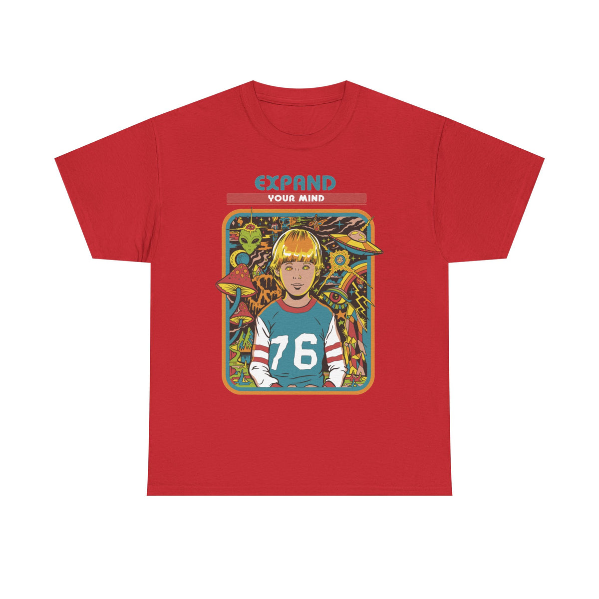 Retro 'Expand Your Mind' Tee — Vintage Sci‑Fi Graphic T-Shirt