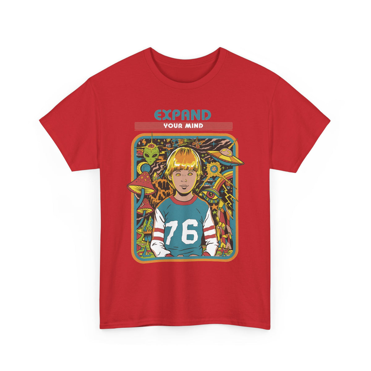 Retro 'Expand Your Mind' Tee — Vintage Sci‑Fi Graphic T-Shirt