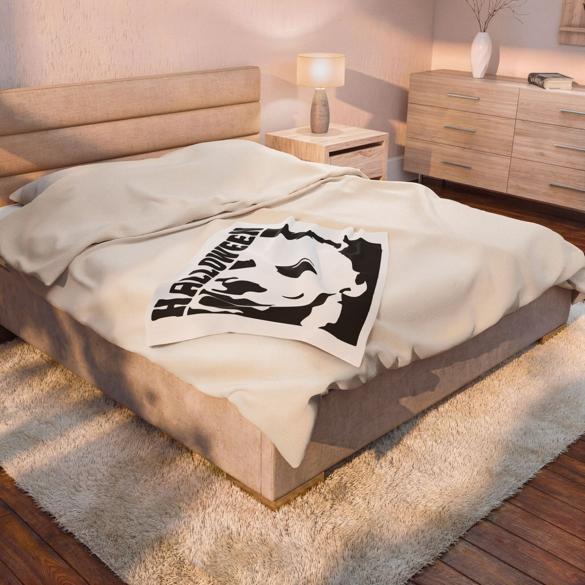 Halloween Michael Myers Velveteen Plush Blanket – Horror Movie Throw