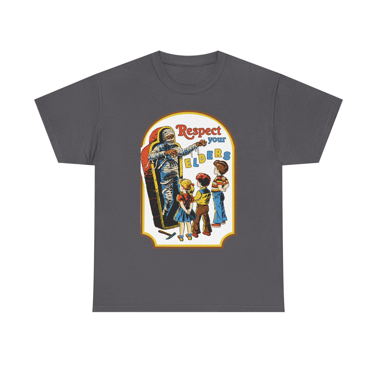 Respect Your Elders Vintage Retro Tee — Kids Learning & Respectful Message T-Shirt
