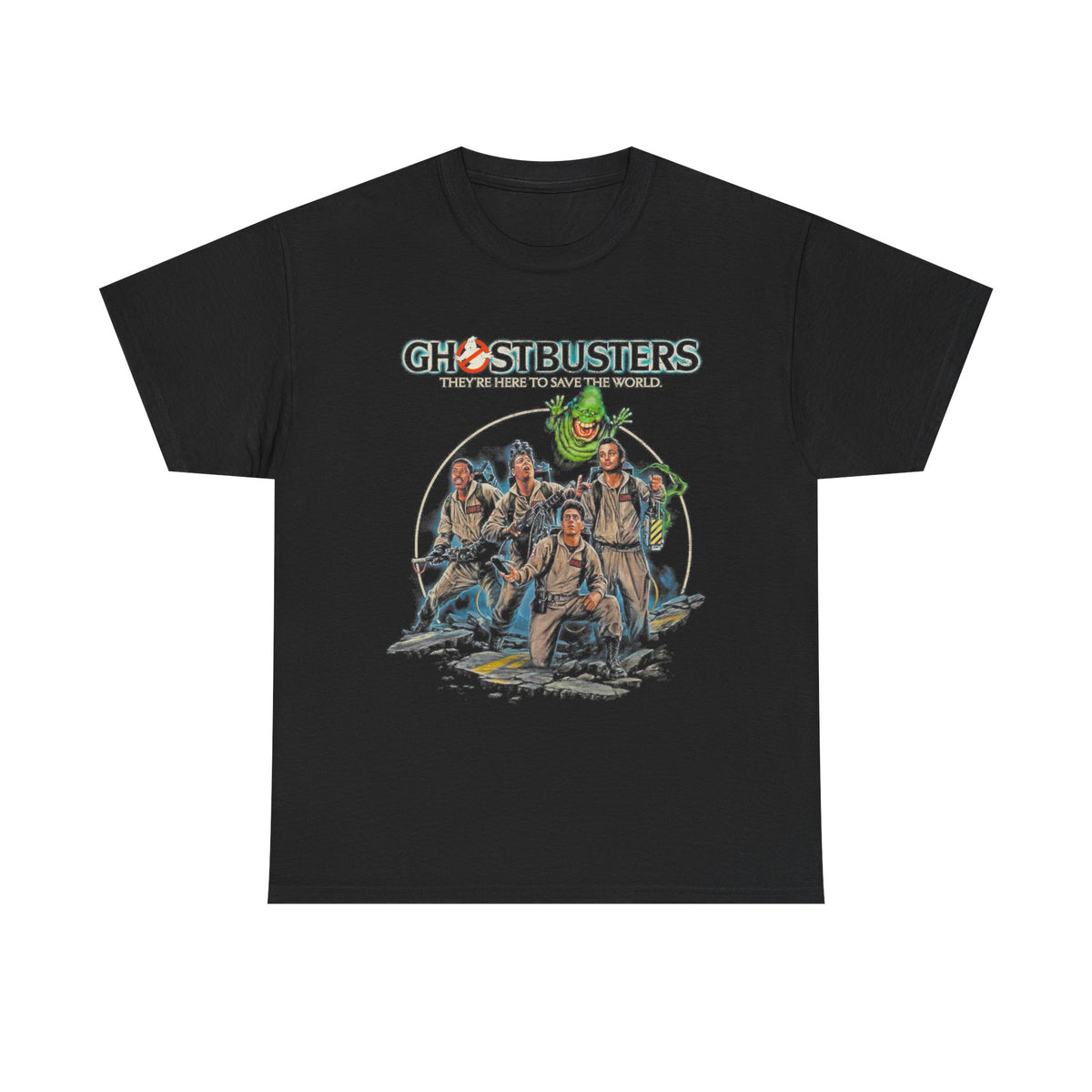 Ghostbusters Retro Logo T-Shirt — Classic Movie Fan Tee