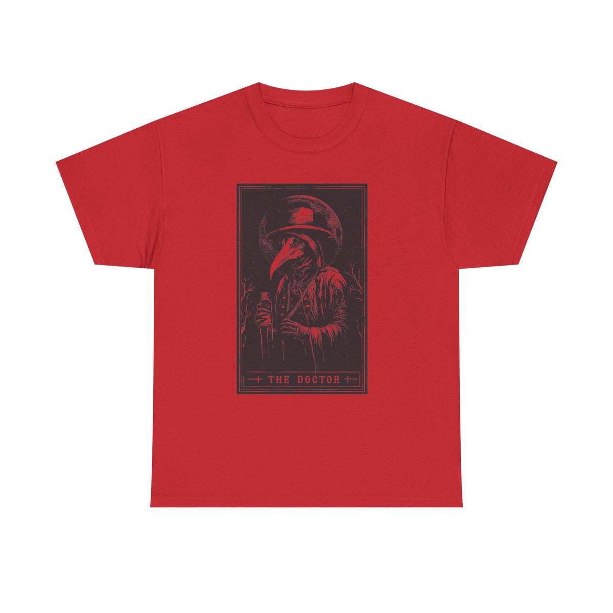 Graphic Tee — 'The Doctor' Plague Doctor Illustration T-Shirt