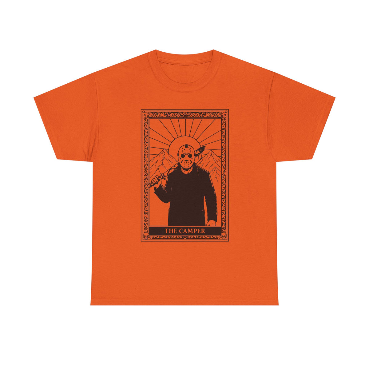 Skull Saint Graphic Tee — Mountain Tarot Illustration