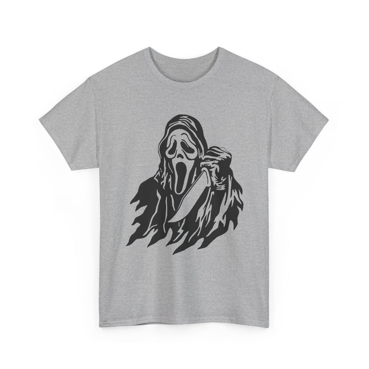 Scream Mask Graphic Tee – Horror Ghost Face T-Shirt