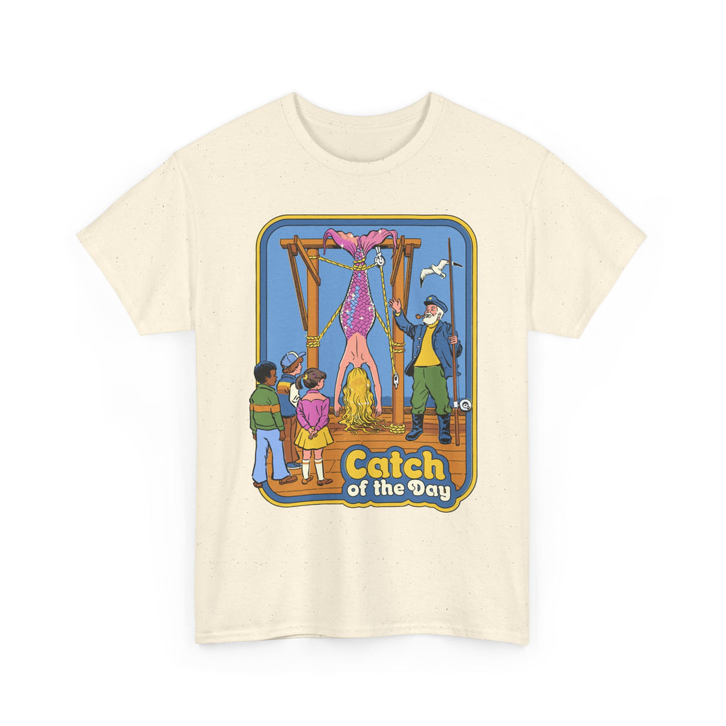 T-Shirt — "Catch of the Day" Retro Fishing Illustration Tee