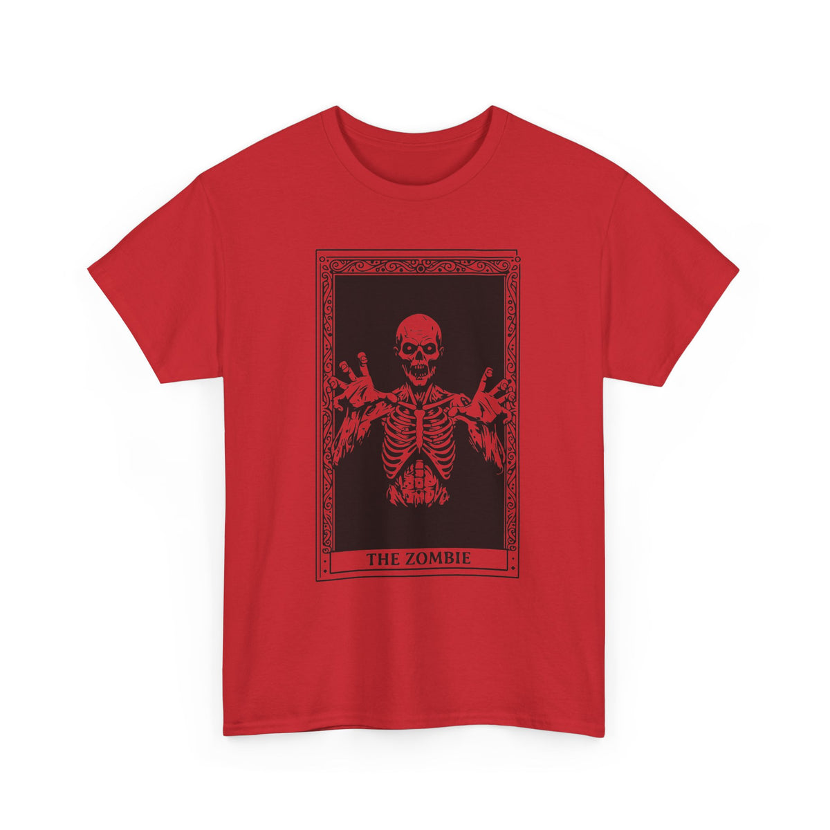 Zombie Tarot T‑Shirt — 'The Zombie' Skeletal Tarot Card Tee