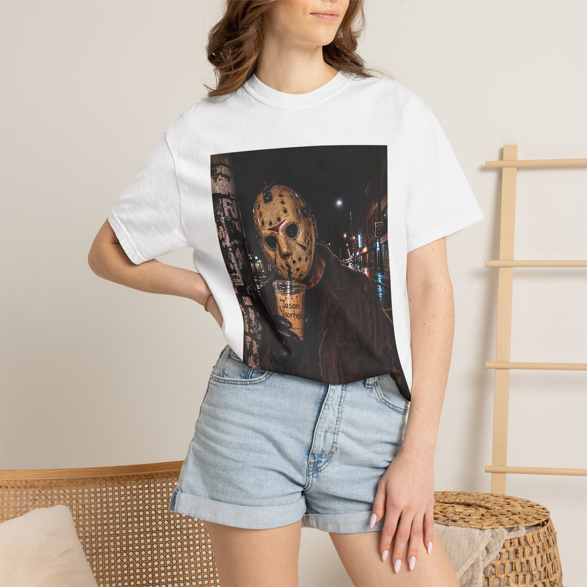 Horror Mask Nightlife T-Shirt