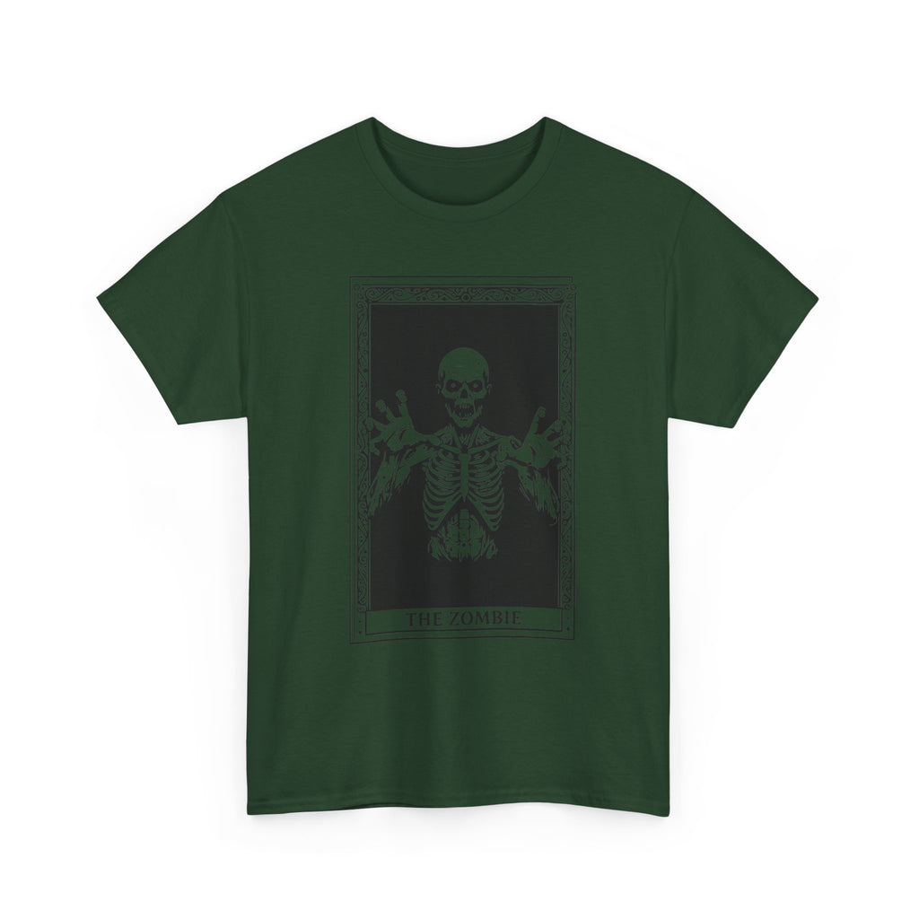 Zombie Tarot T‑Shirt — 'The Zombie' Skeletal Tarot Card Tee