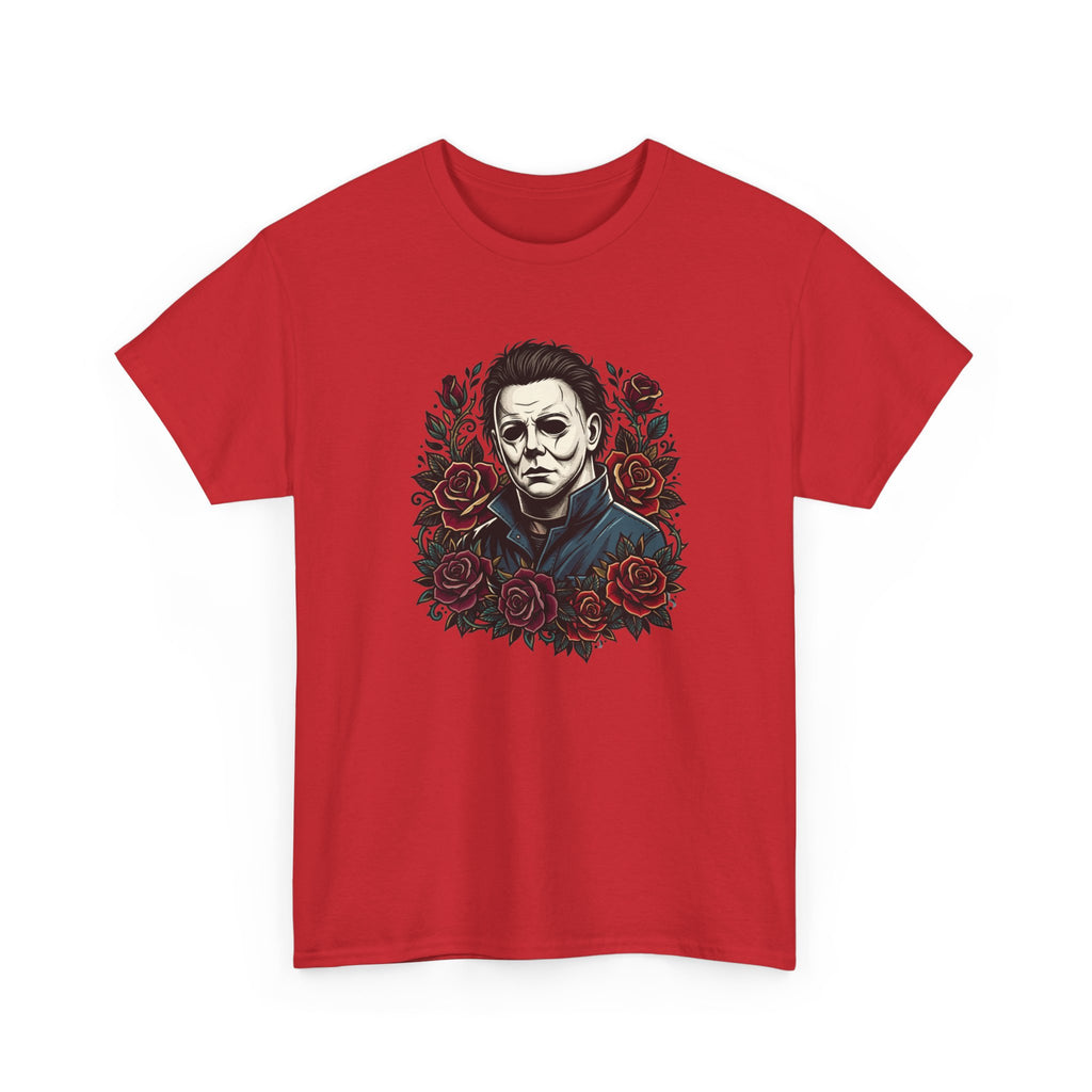 Horror Mask & Roses T‑Shirt