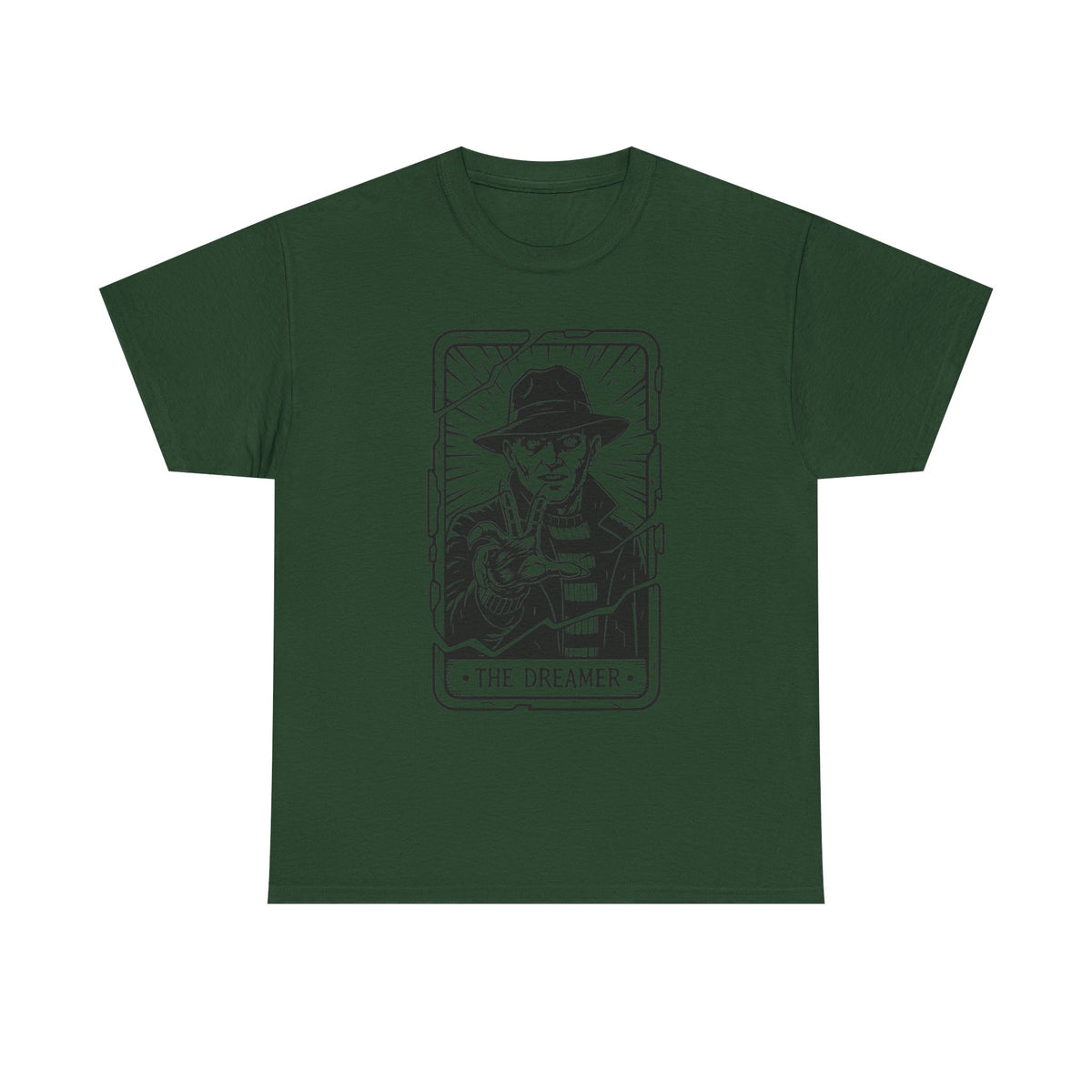 Dreamer Tarot Tee — Vintage Noir Illustration T-Shirt