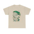 Alien Skull Graphic T-Shirt – Green Sci‑Fi Predator Illustration Tee