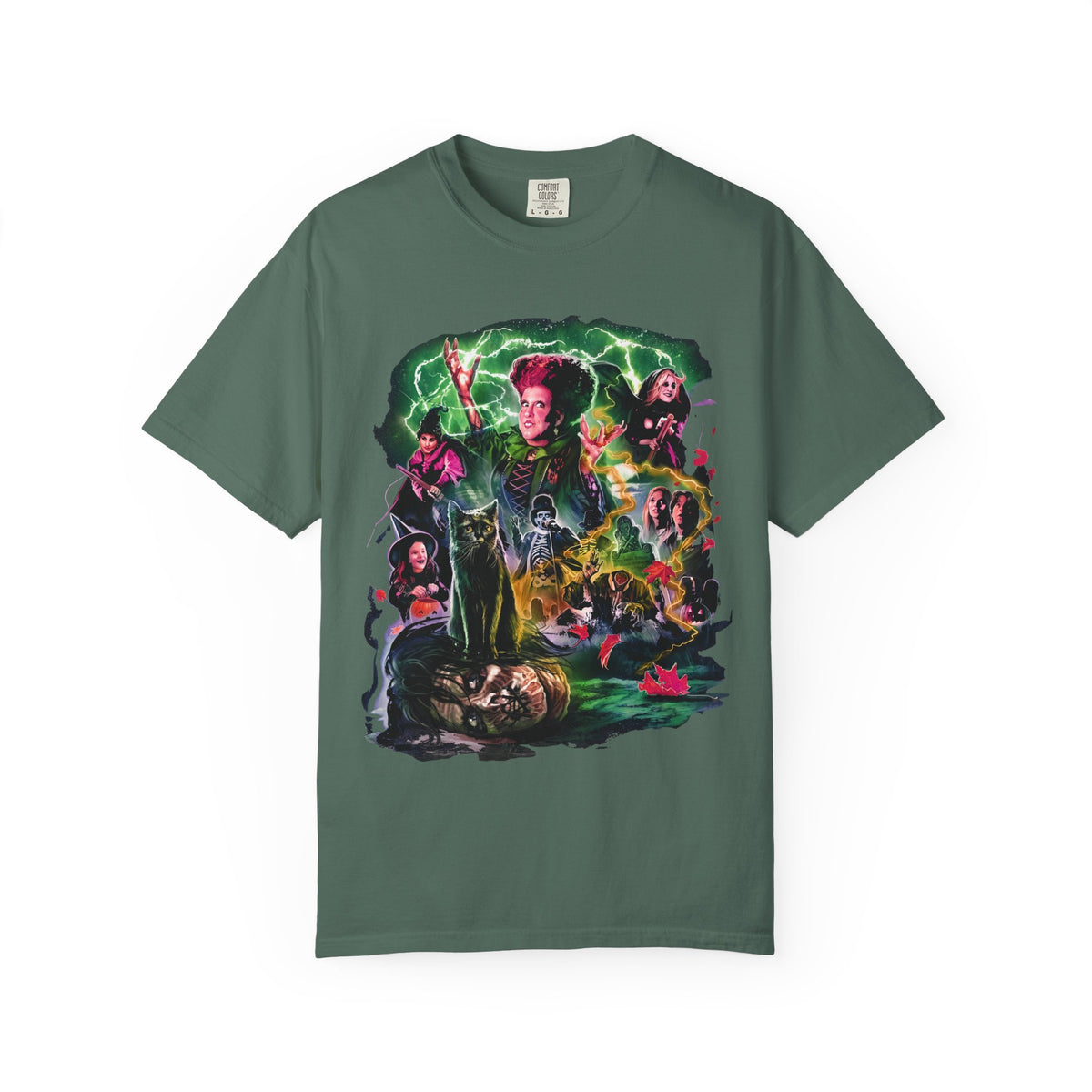 Horror Movie Collage T-Shirt — Vintage Villains & Monsters Graphic Tee