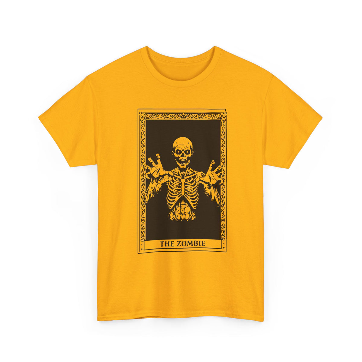 Zombie Tarot T‑Shirt — 'The Zombie' Skeletal Tarot Card Tee
