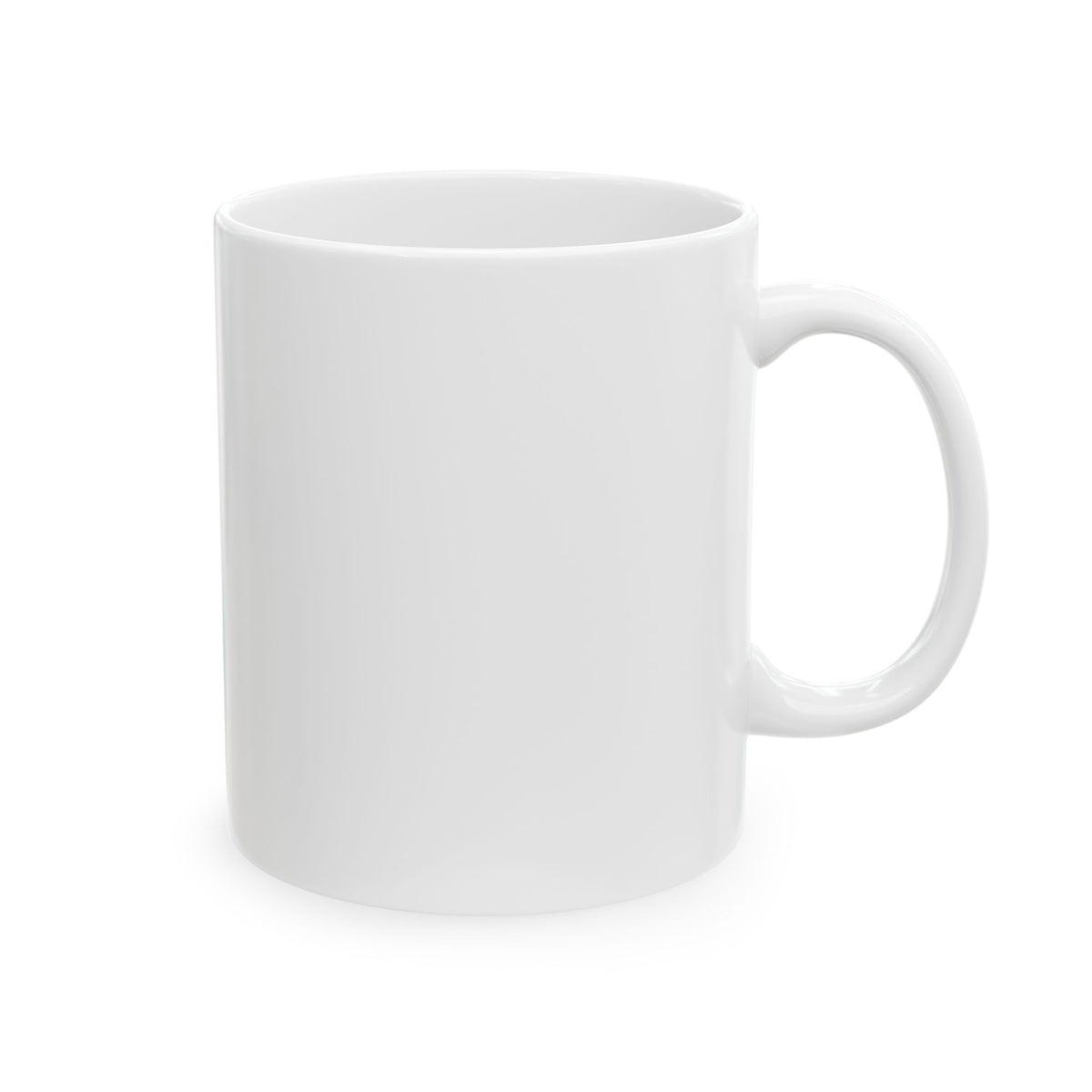 Inspirational Minimalist Ceramic Coffee Mug — Neutral Brushstroke Design (11oz & 15oz)