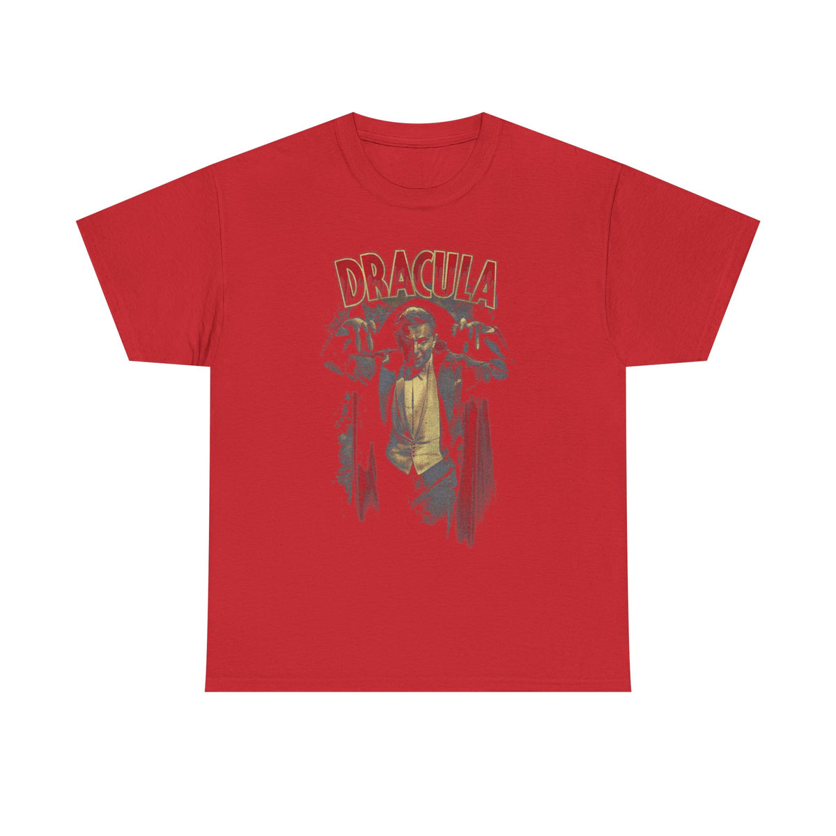 Dracula Vintage Horror Tee — Retro Vampire Graphic T-Shirt