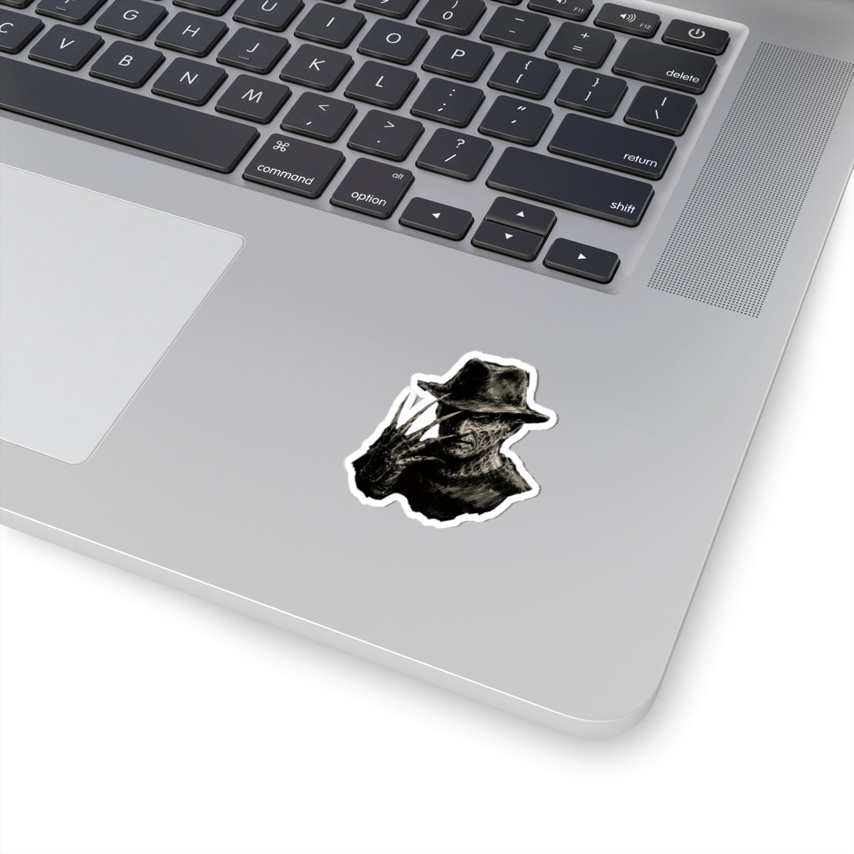 Horror Icon Sticker — Freddy Krueger Style Kiss-Cut Decal