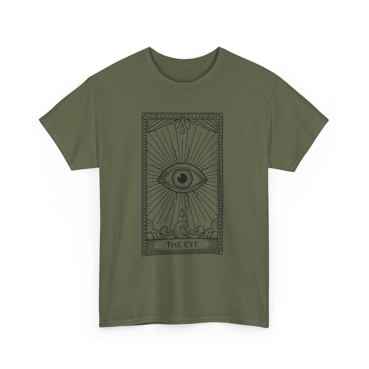 Tarot 'The Eye' Graphic Tee — Mystic Occult Card T-Shirt
