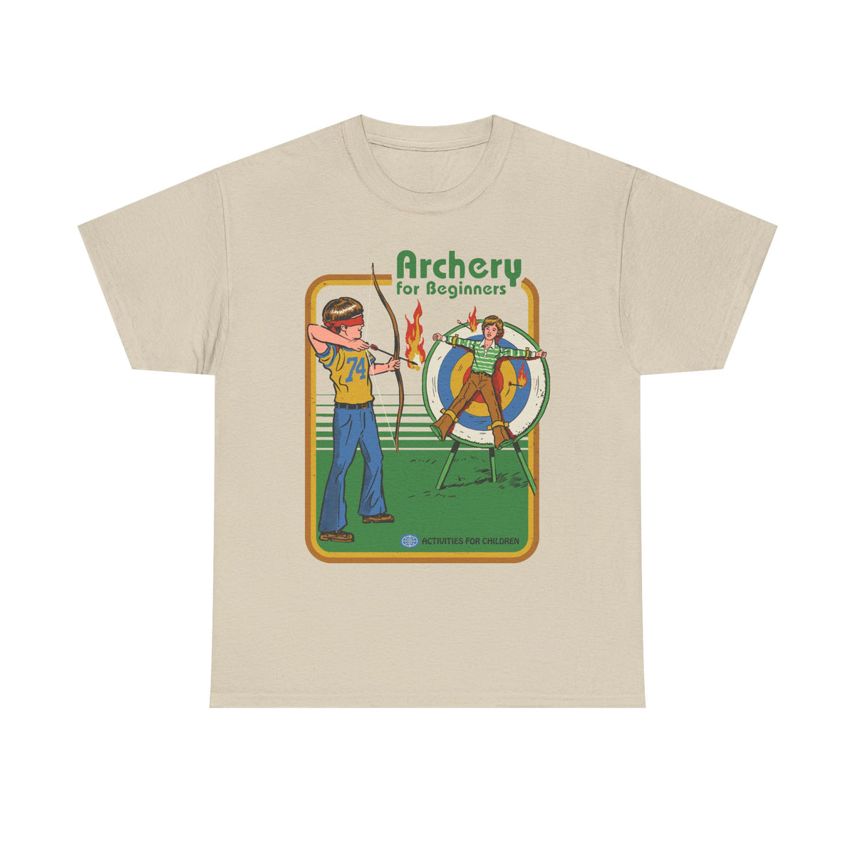 Archery for Beginners T-Shirt — Retro Archery Instruction Tee