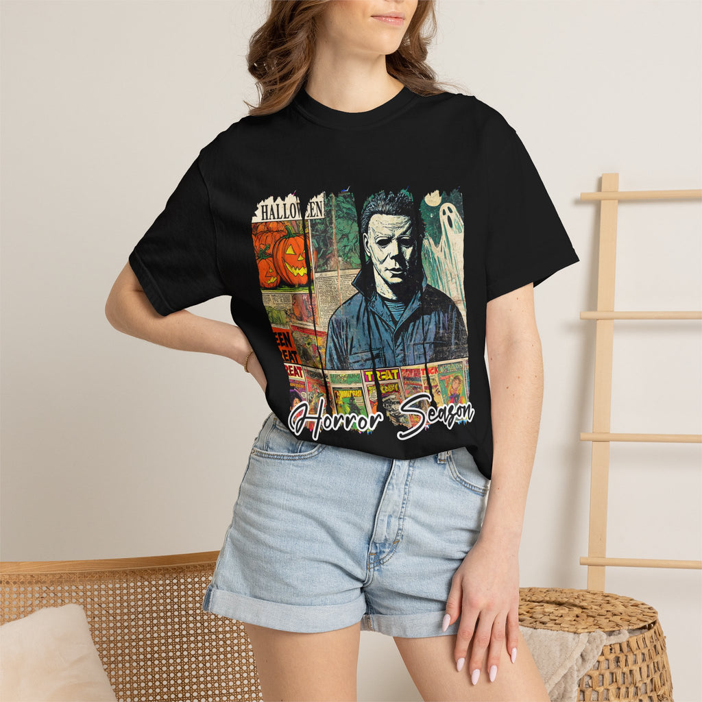 Horror Season T-Shirt – Vintage Michael Myers Halloween Tee