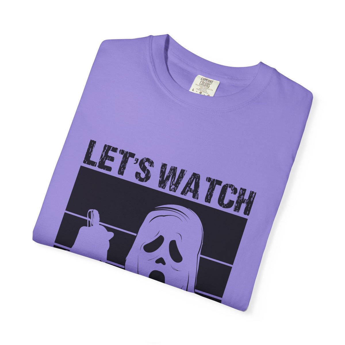 Scary Movies Tee — "Let’s Watch Scary Movies" Horror Graphic T-Shirt