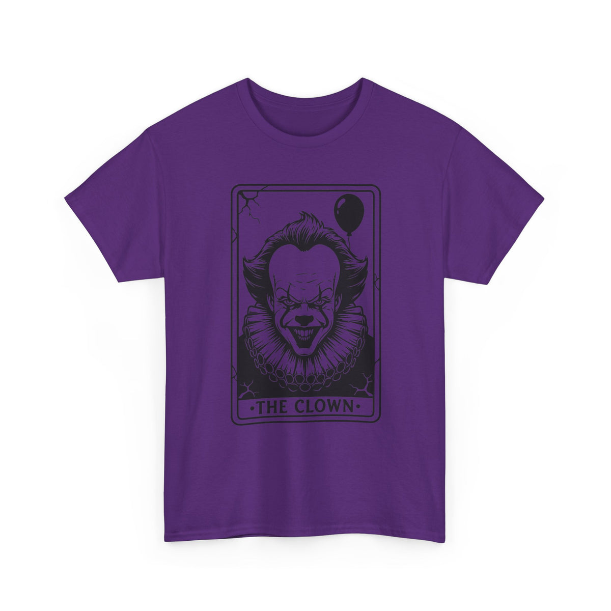Horror Clown Tarot T-Shirt — 'The Clown' Graphic Tee