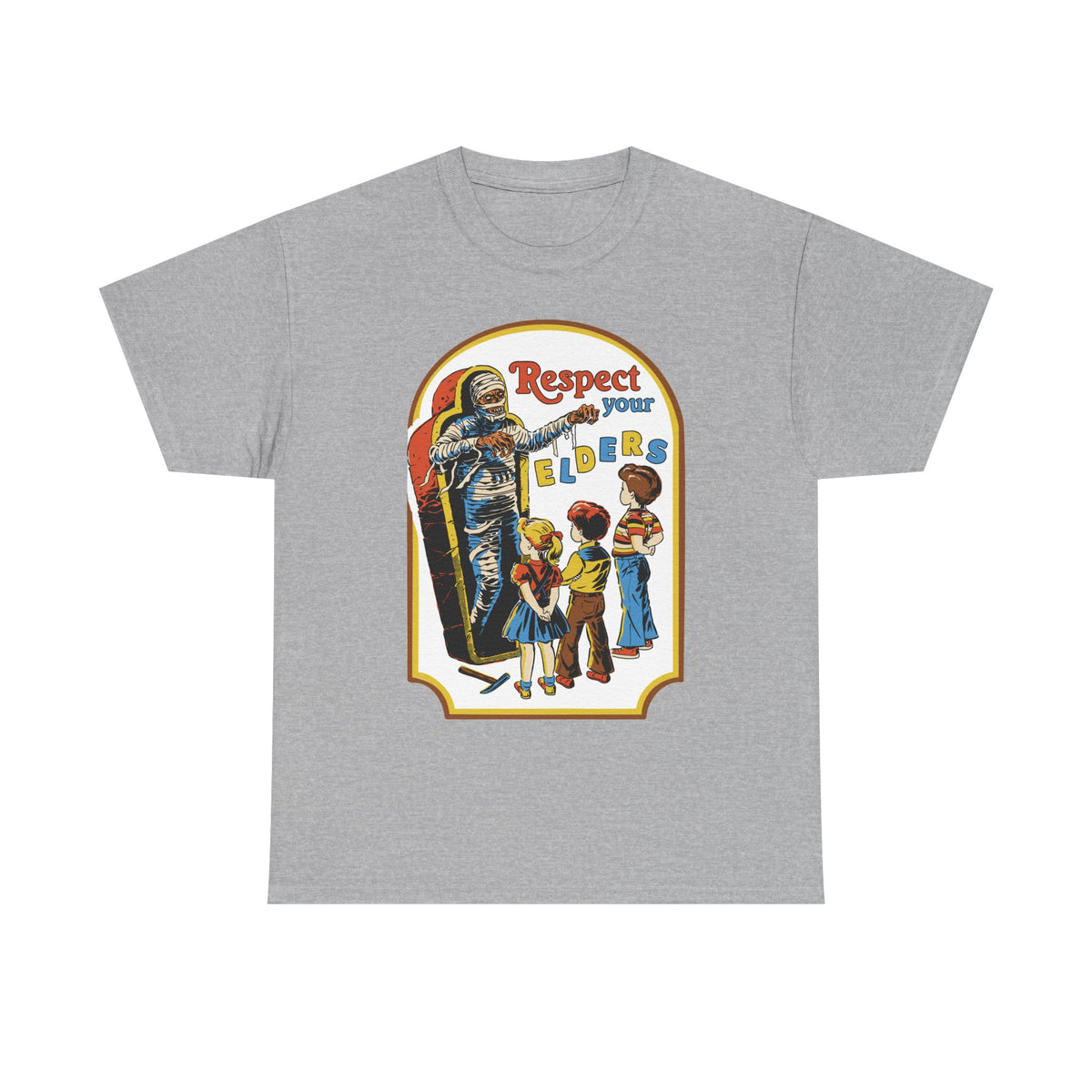 Respect Your Elders Vintage Retro Tee — Kids Learning & Respectful Message T-Shirt