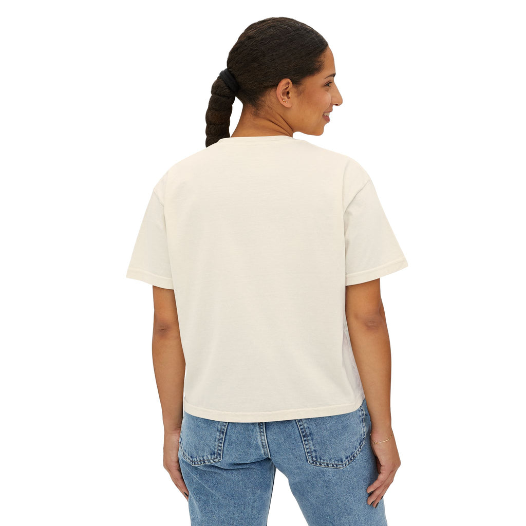Stay Scary Scream Graphic Women's Boxy Tee