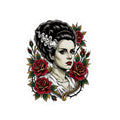 Bride of Frankenstein Sticker – Gothic Rose Kiss-Cut Sticker