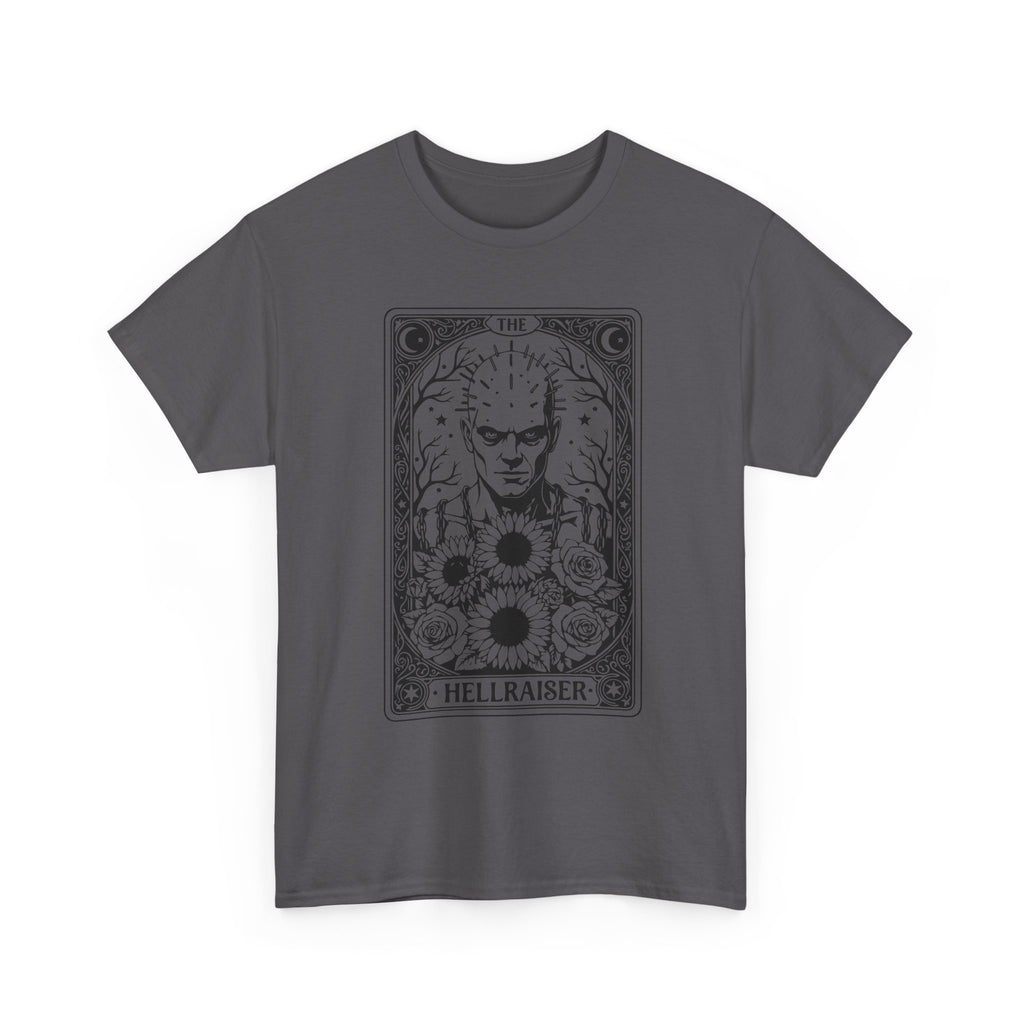 Hellraiser Tarot Card T-Shirt — Gothic Horror Pinhead Graphic Tee