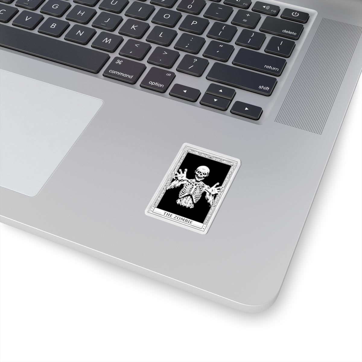 Zombie Tarot Sticker — The Zombie Kiss-Cut Horror Decal