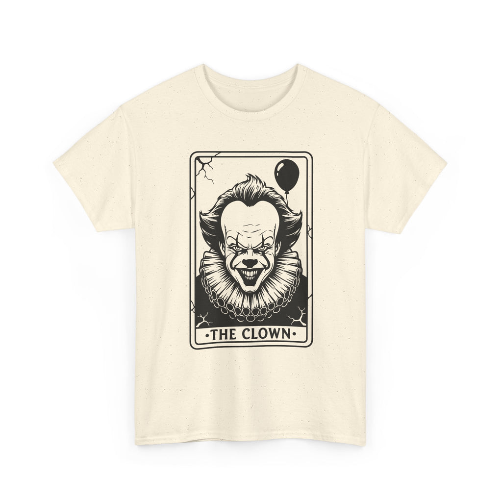 Horror Clown Tarot T-Shirt — 'The Clown' Graphic Tee
