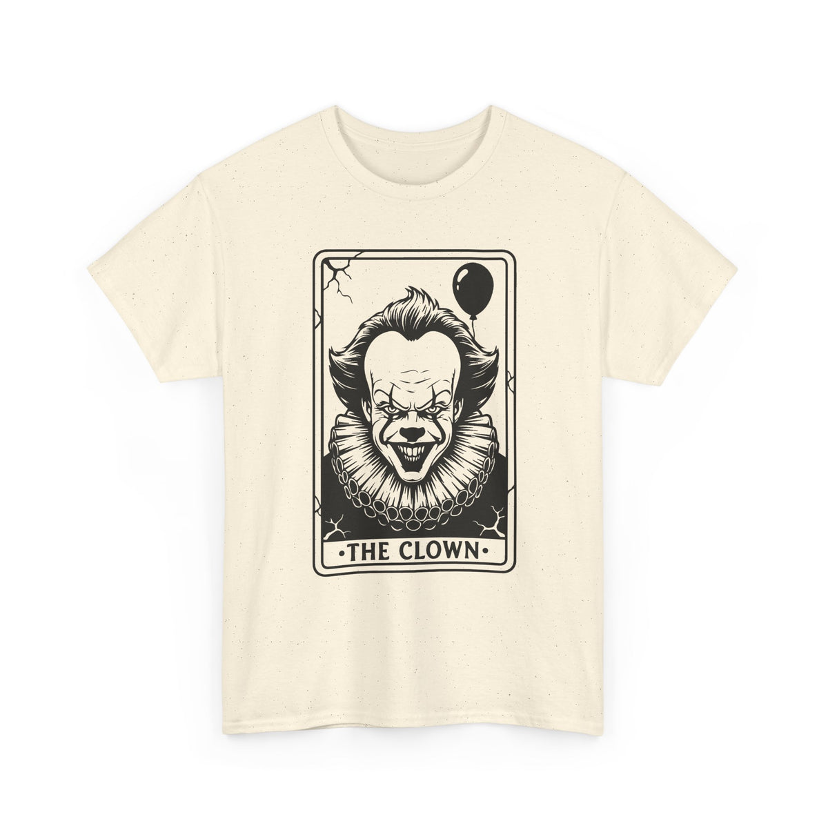 Horror Clown Tarot T-Shirt — 'The Clown' Graphic Tee