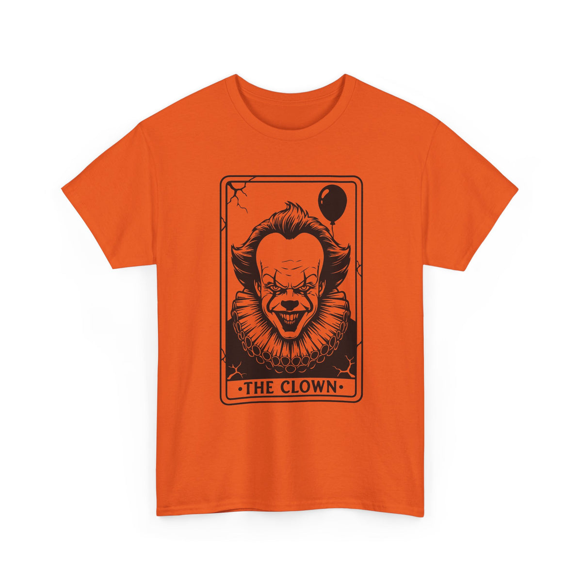 Horror Clown Tarot T-Shirt — 'The Clown' Graphic Tee
