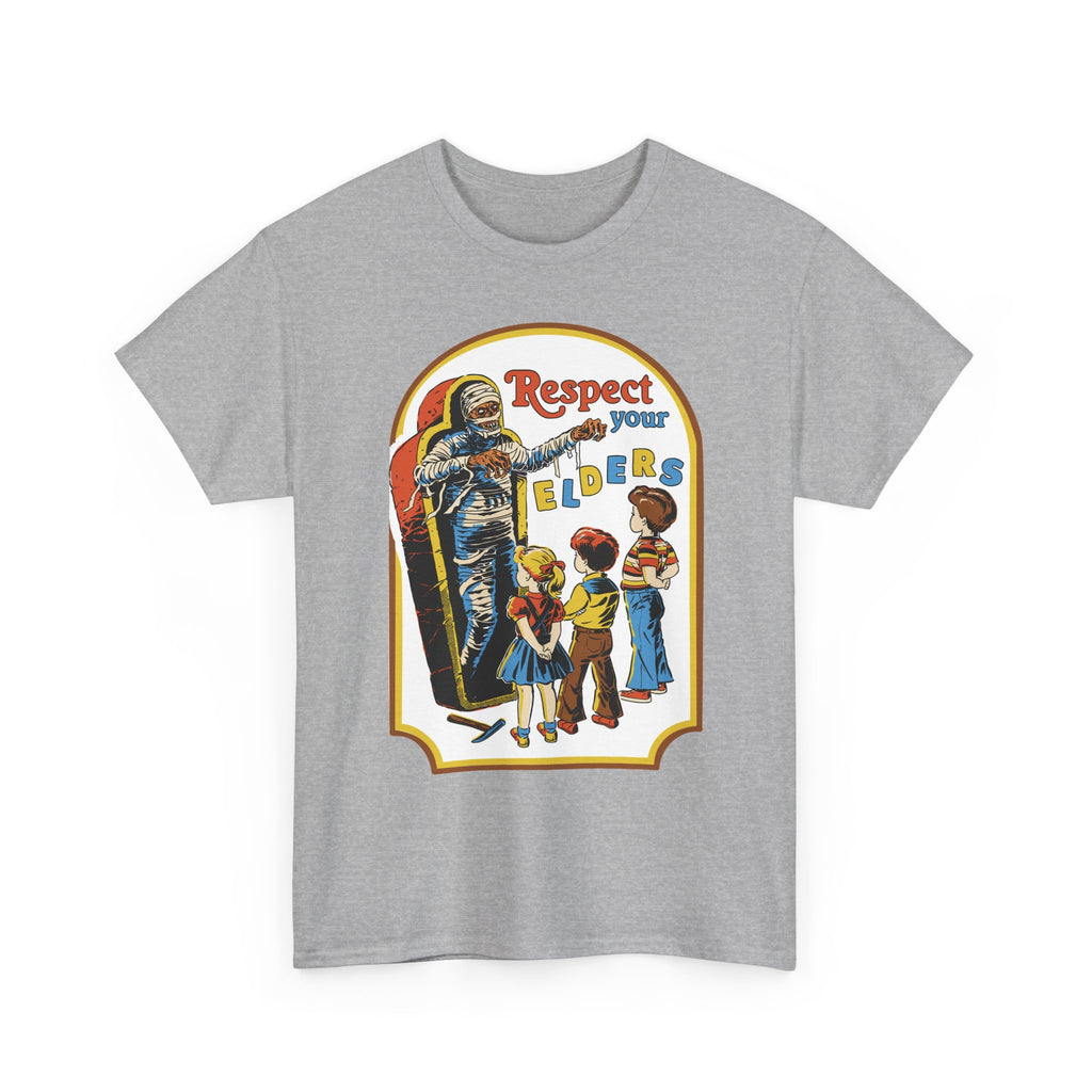 Respect Your Elders Vintage Retro Tee — Kids Learning & Respectful Message T-Shirt