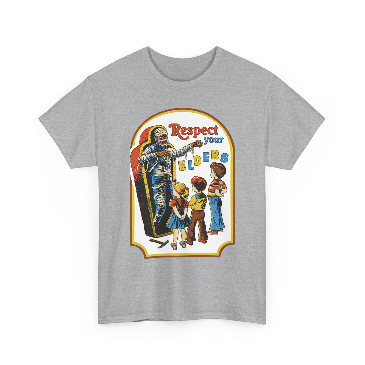 Respect Your Elders Vintage Retro Tee — Kids Learning & Respectful Message T-Shirt