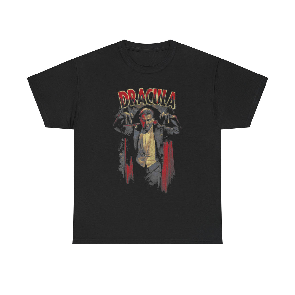Dracula Vintage Horror Tee — Retro Vampire Graphic T-Shirt