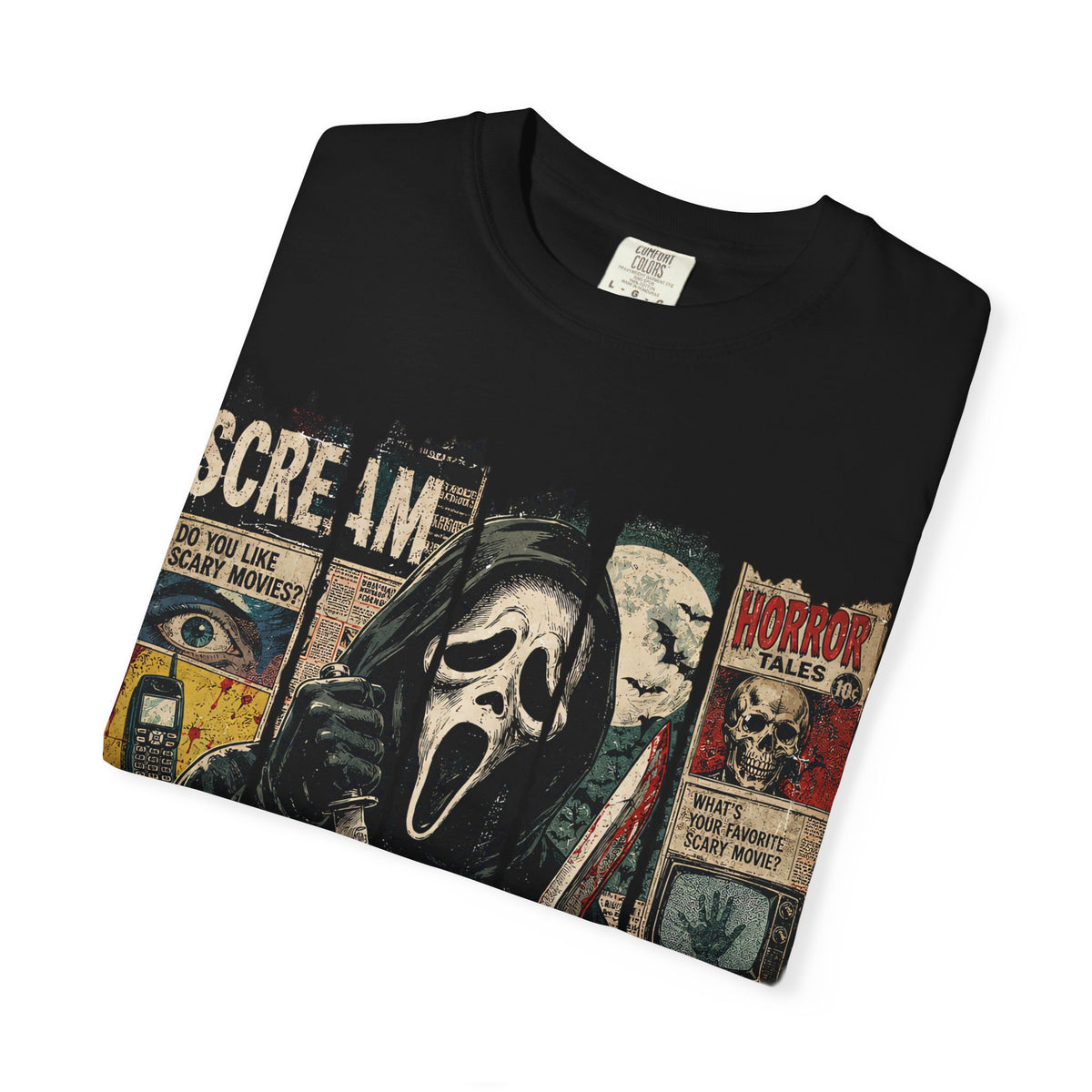 Scream 'Stay Scary' Horror Graphic T-Shirt