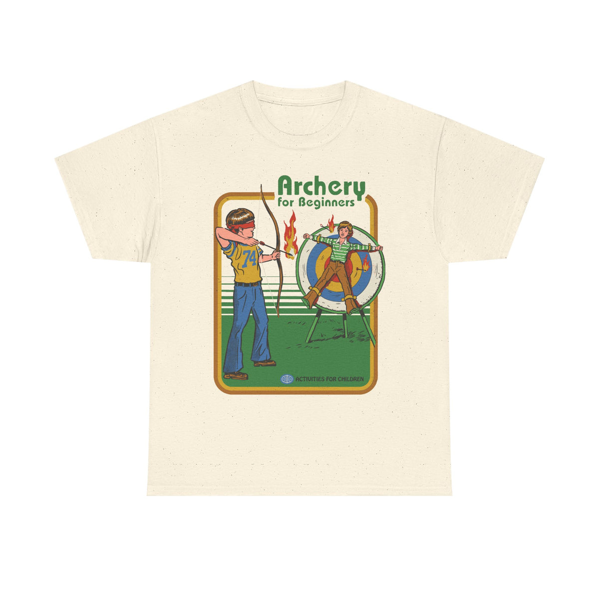 Archery for Beginners T-Shirt — Retro Archery Instruction Tee