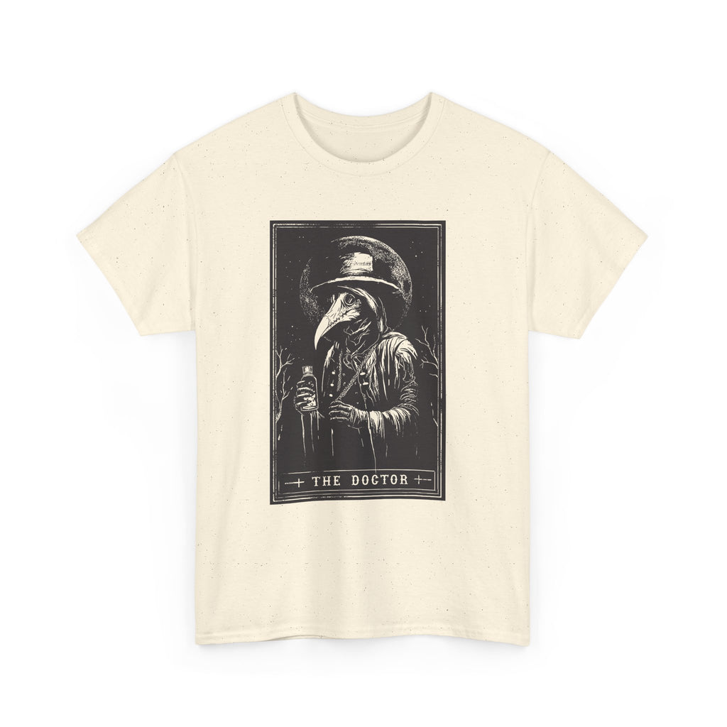 Graphic Tee — 'The Doctor' Plague Doctor Illustration T-Shirt