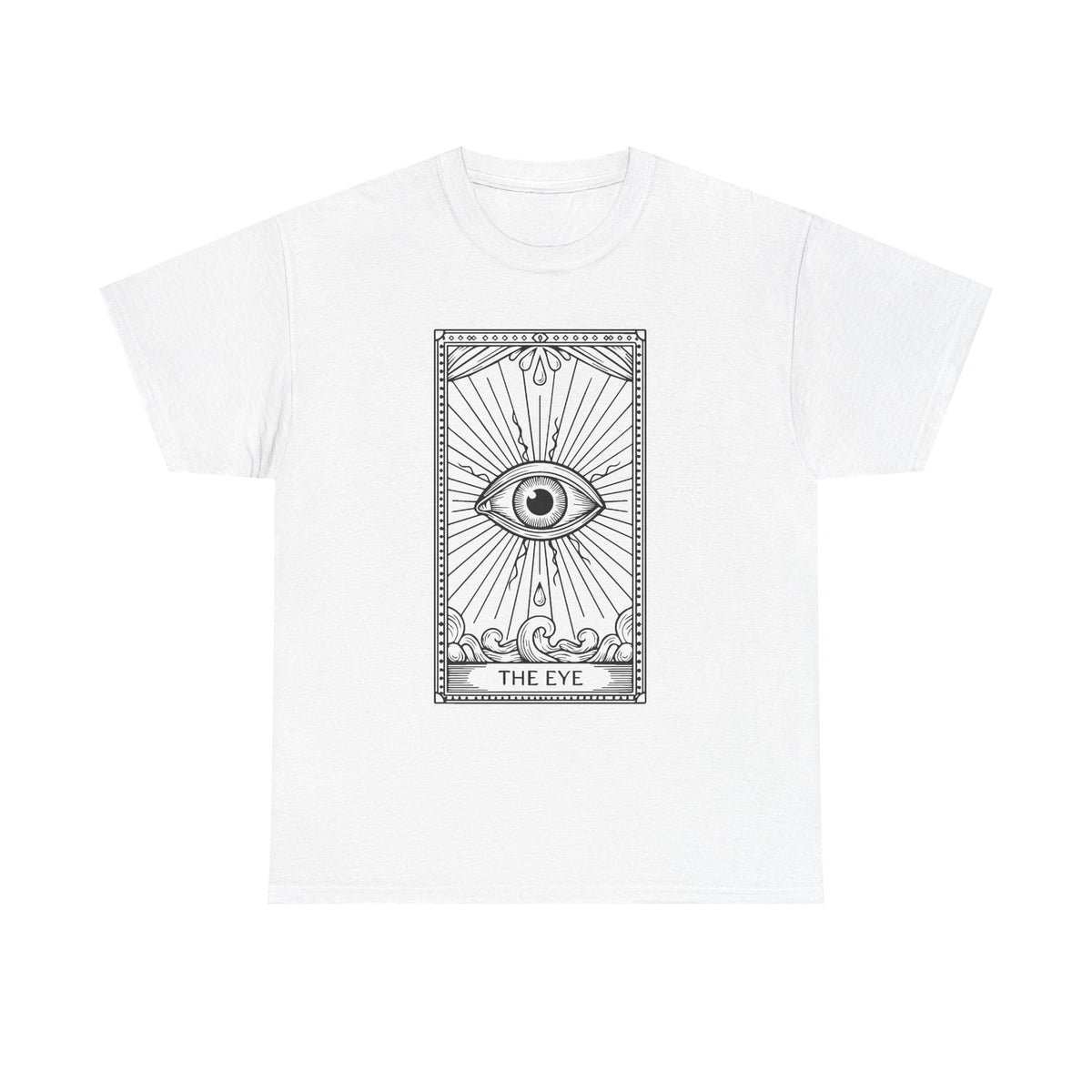 Tarot 'The Eye' Graphic Tee — Mystic Occult Card T-Shirt