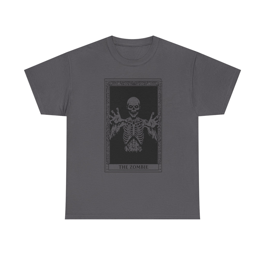 Zombie Tarot T‑Shirt — 'The Zombie' Skeletal Tarot Card Tee