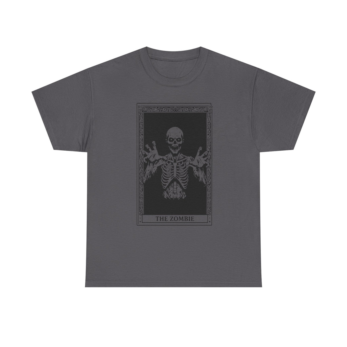Zombie Tarot T‑Shirt — 'The Zombie' Skeletal Tarot Card Tee