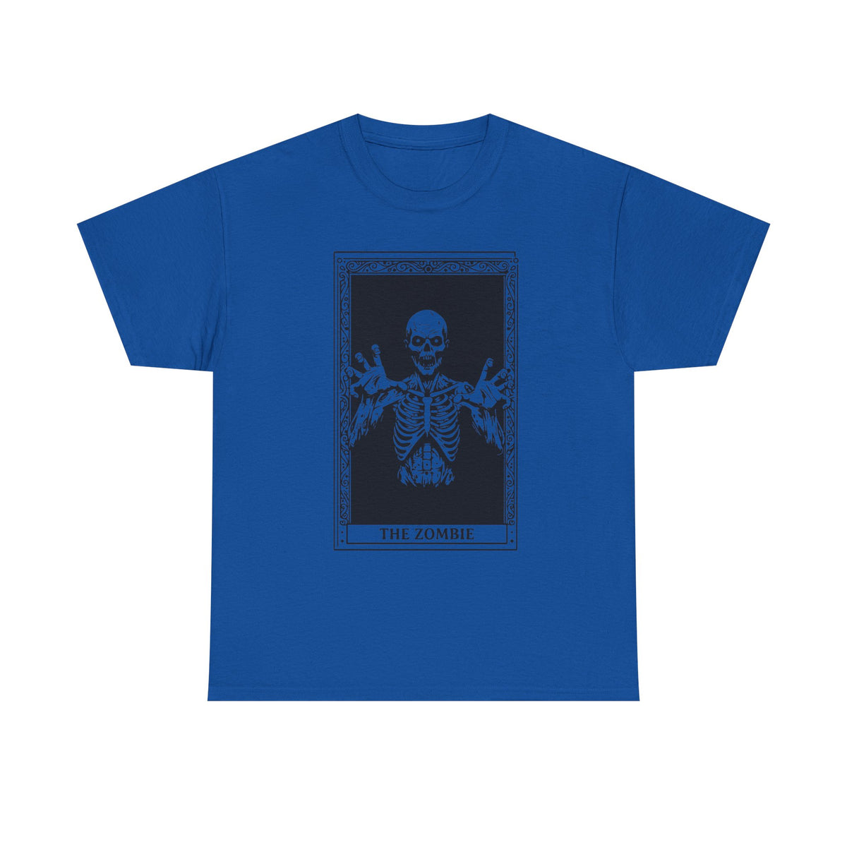Zombie Tarot T‑Shirt — 'The Zombie' Skeletal Tarot Card Tee