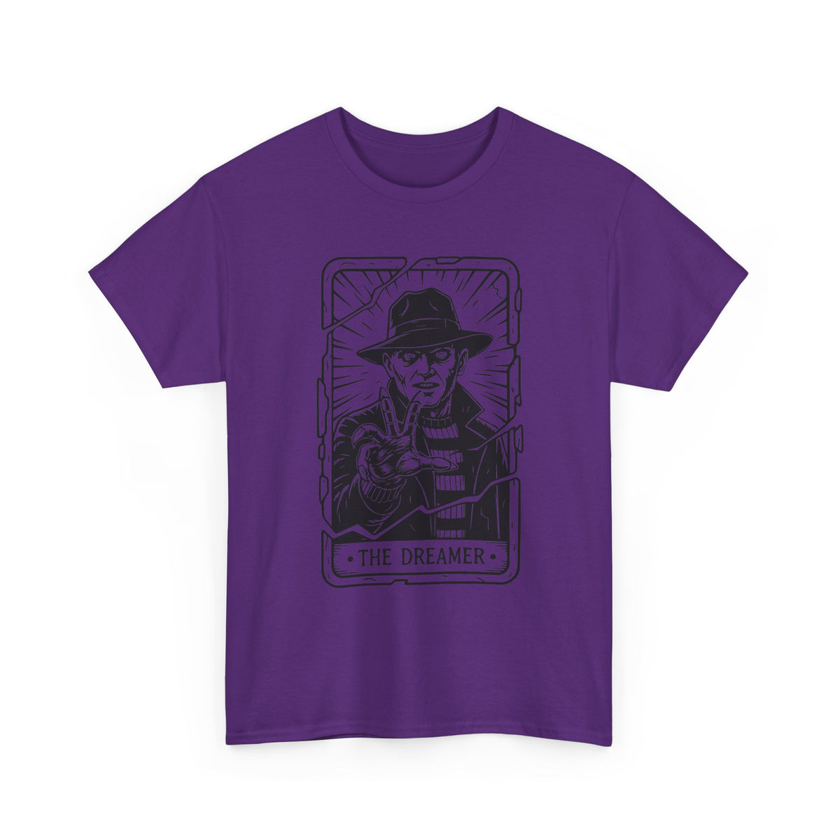 Dreamer Tarot Tee — Vintage Noir Illustration T-Shirt