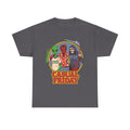 Casual Friday Tee — Alien, Devil & Grim Reaper Retro Graphic Shirt