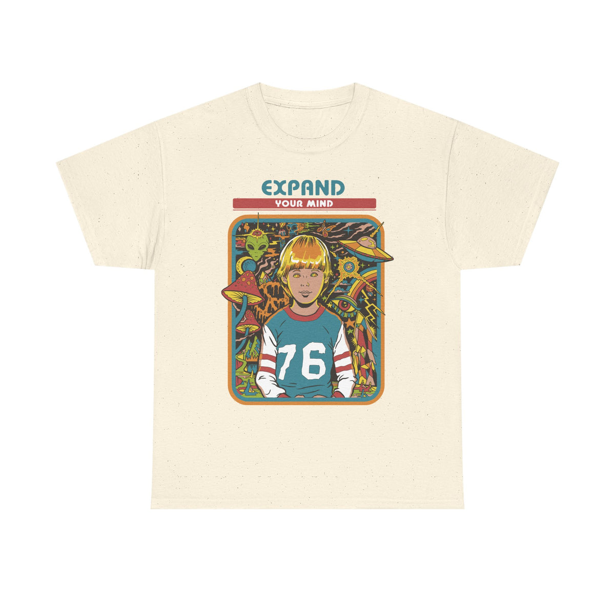 Retro 'Expand Your Mind' Tee — Vintage Sci‑Fi Graphic T-Shirt
