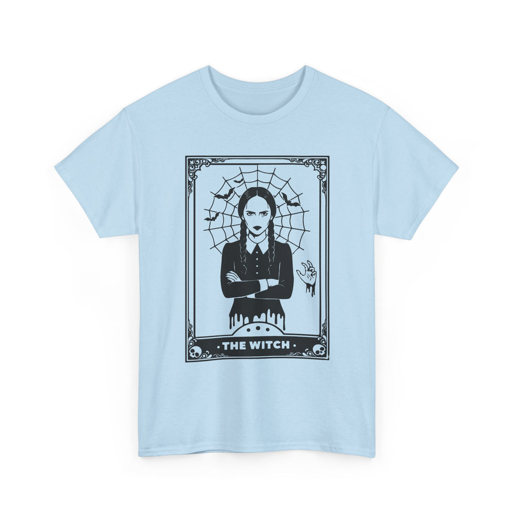 The Witch Graphic Tee - Gothic Tarot-Style Witch T-Shirt