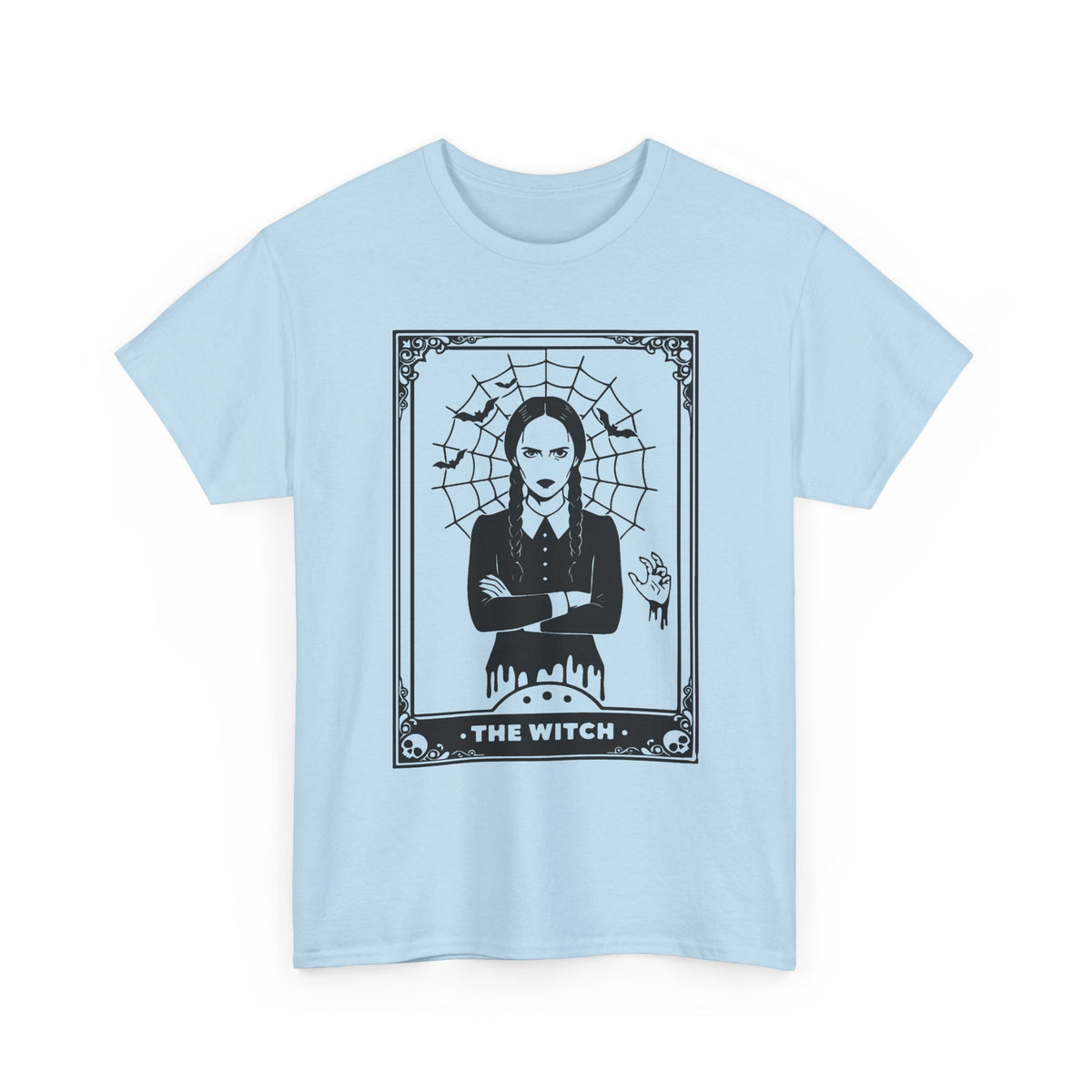 The Witch Graphic Tee - Gothic Tarot-Style Witch T-Shirt