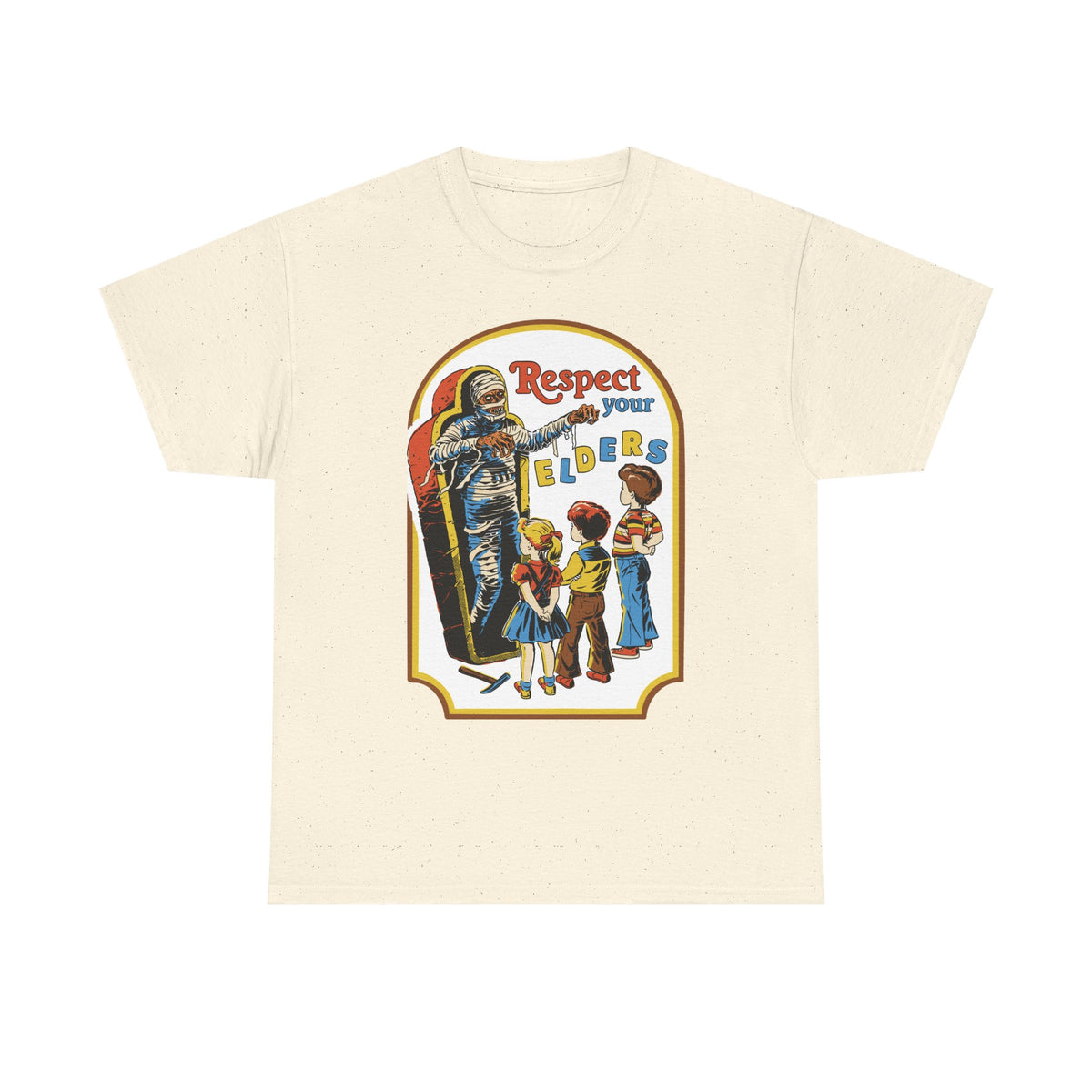 Respect Your Elders Vintage Retro Tee — Kids Learning & Respectful Message T-Shirt