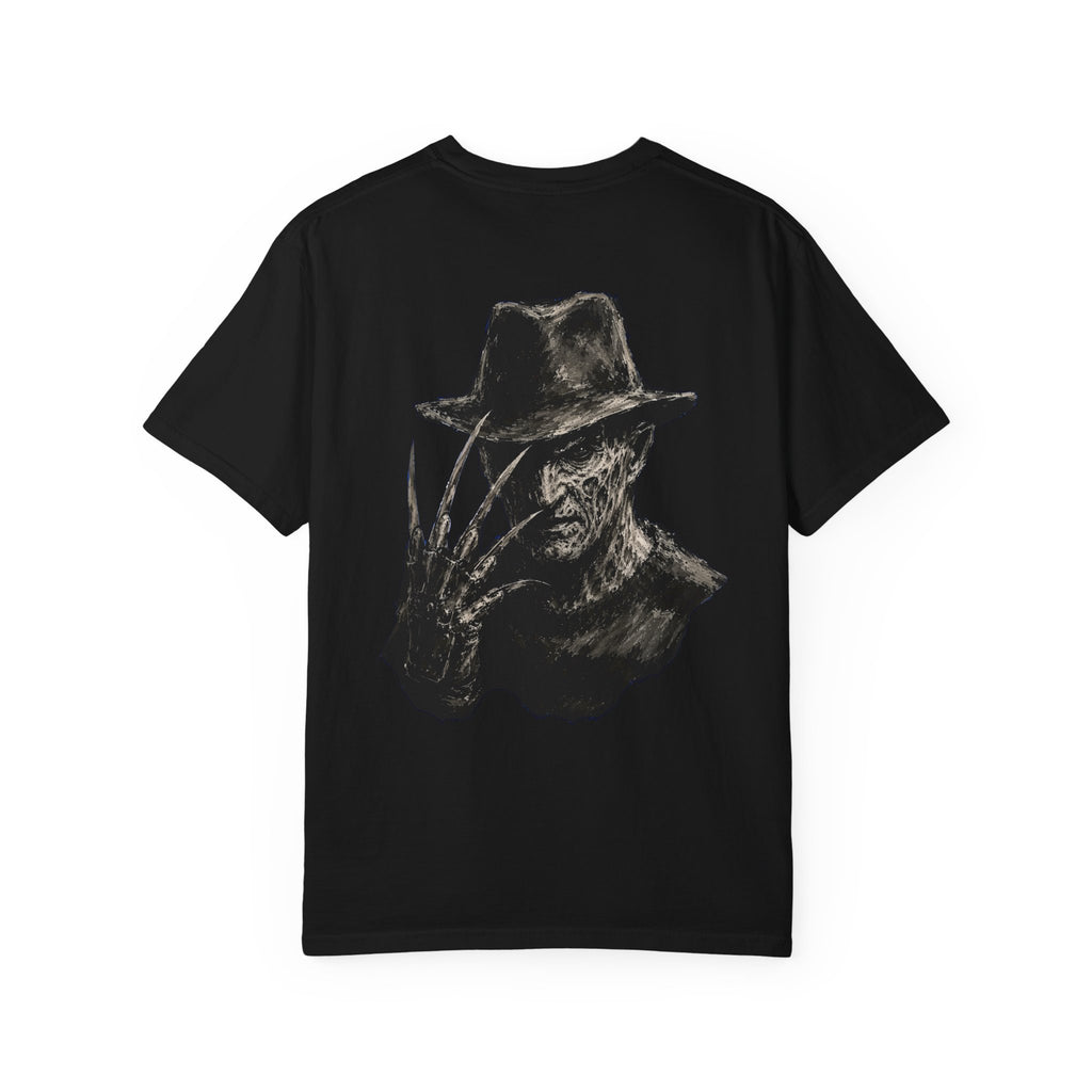 Horror Movie Freddy Krueger Back Graphic T-Shirt